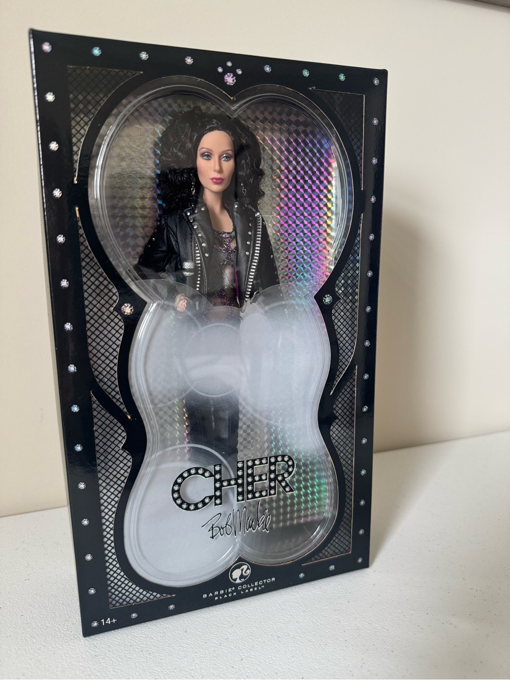 Barbie Cher Doll in Black Outfit with Silver Accents